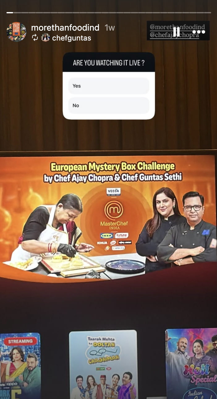 EU Food Takes Centre Stage on MasterChef India