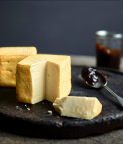 Cheese plate with jam
