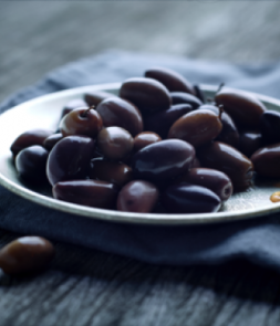 Olives on a plate