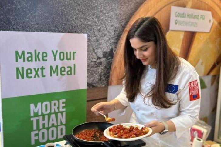The EU Pavilion, part of EU’s More Than Food Campaign in India, served a delicious exploration of European ingredients through cooking demonstrations by renowned Chef Guntas Sethi and offered tastings of authentic EU products.