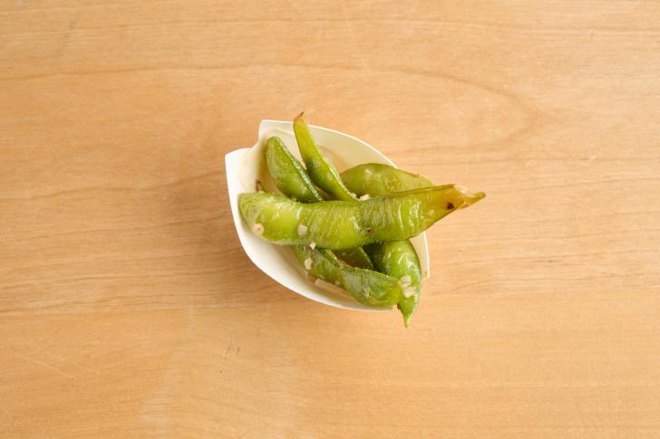 Beer flavored edamame