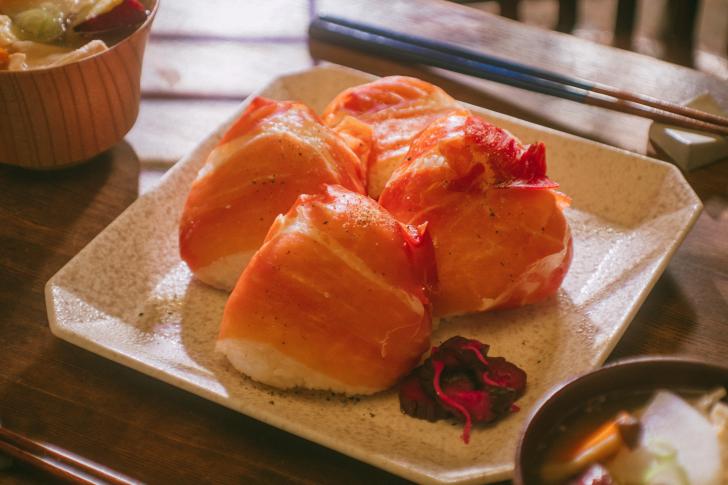 Prosciutto with Rice-ball