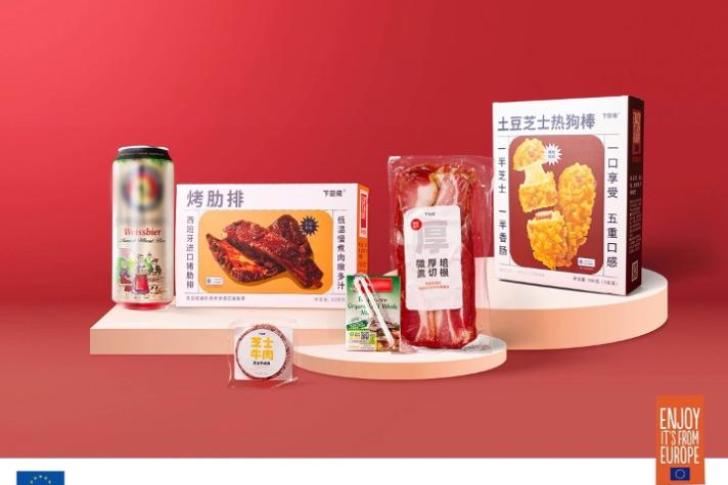 4 ‘Irresistible Europe, Countless Combinations’ meal boxes featuring EU agricultural food and beverages