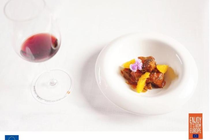Orange Beer Braised Beef Pair with Porto PDO (Portugal)