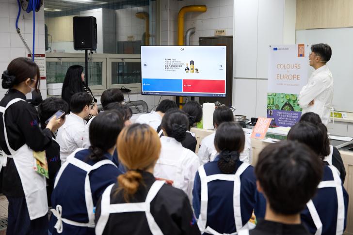 Future Korean Chefs Discover the Excellence of EU Quality Products Through Culinary Training Sessions 