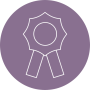 Authenticity label icon