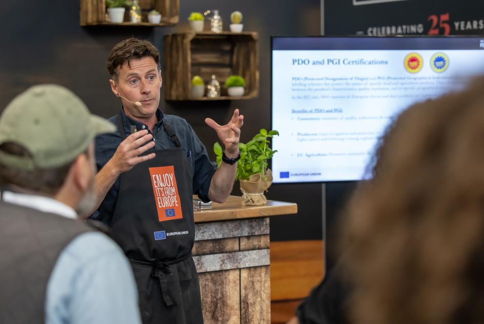 EU food presentation