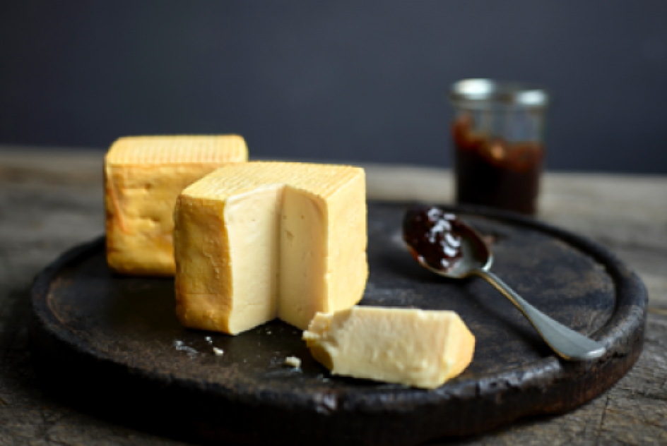 Cheese plate with jam