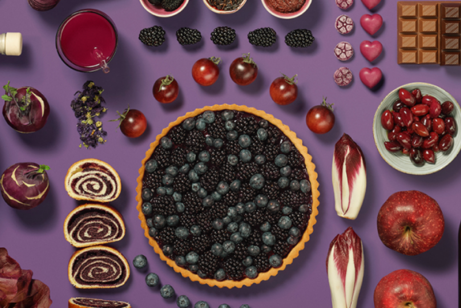 Confectionary image purple