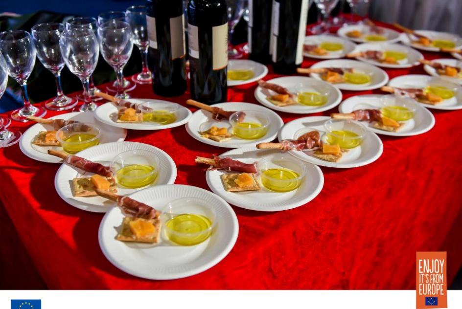 EU tasting buffet