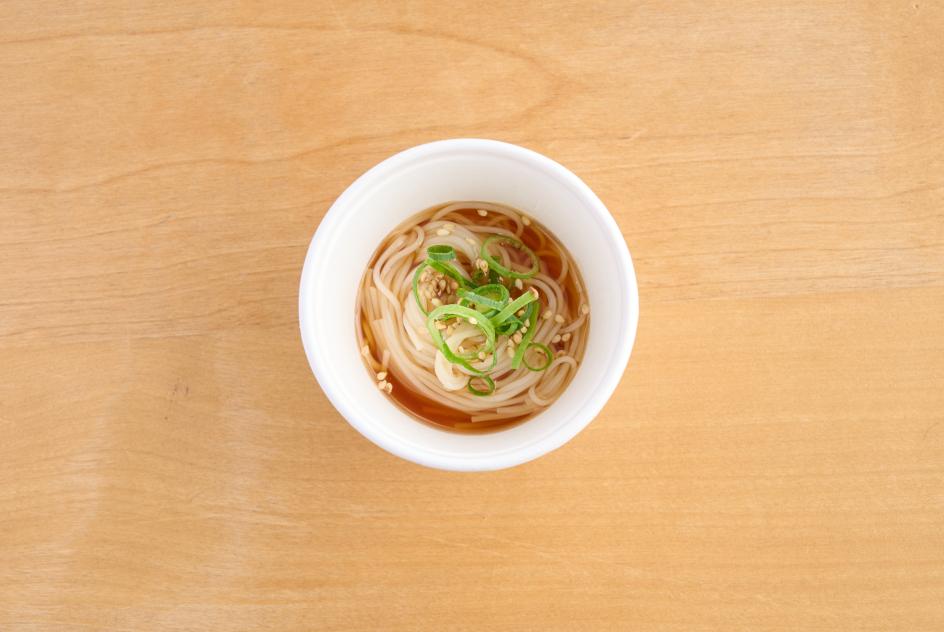 Somen noodles with Tomato mentsuyu (noodle soup base)