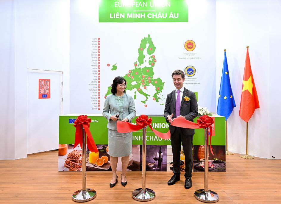 The European Union Pavilion at Vietnam Foodexpo 2024 showcases the excellence of EU food