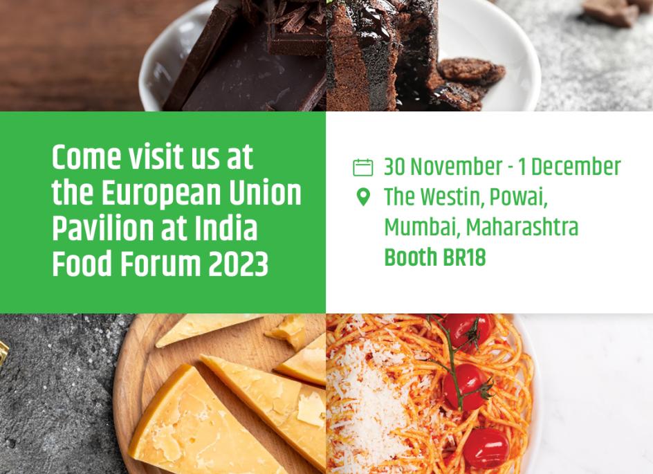 Event banner with different dishes 