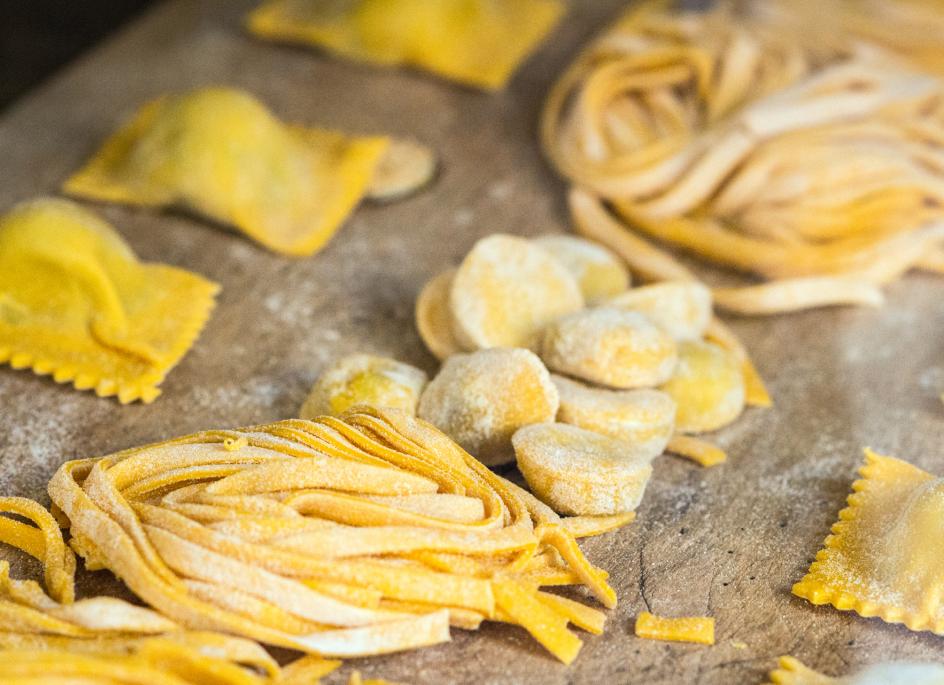 Pasta, bakery products 