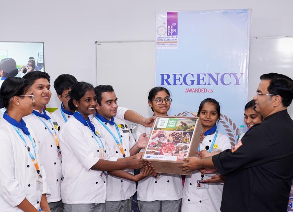 EU Culinary Masterclass Inspires Students at Regency College, Hyderabad